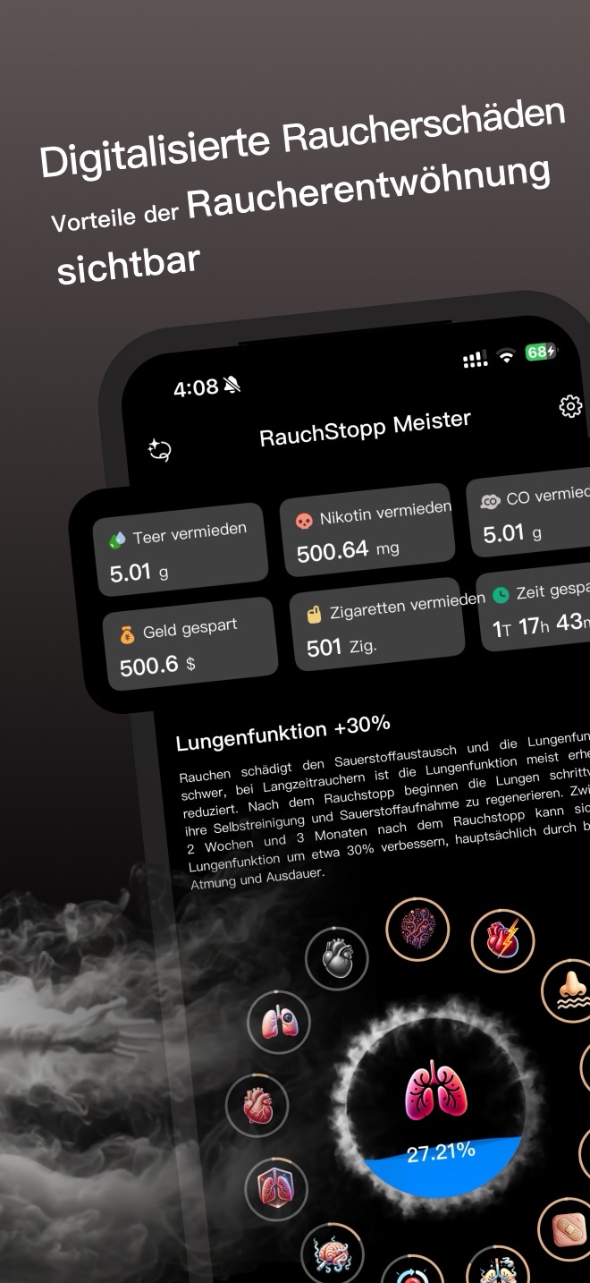 Informationen zum Rauchstopp