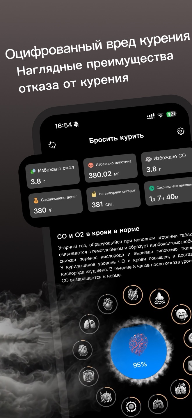 Информация об отказе от курения